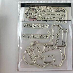 Pure Innocence Clear Acrylic Stamp My favorite Things In a Manger